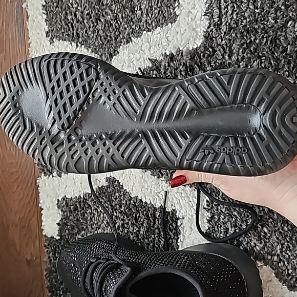 Adidas Mens Lifestyle Sneakers | Tubular Shadow Ck Black/Solar Red sz 8 main image 4